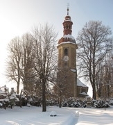 Dobové fotografie kostela